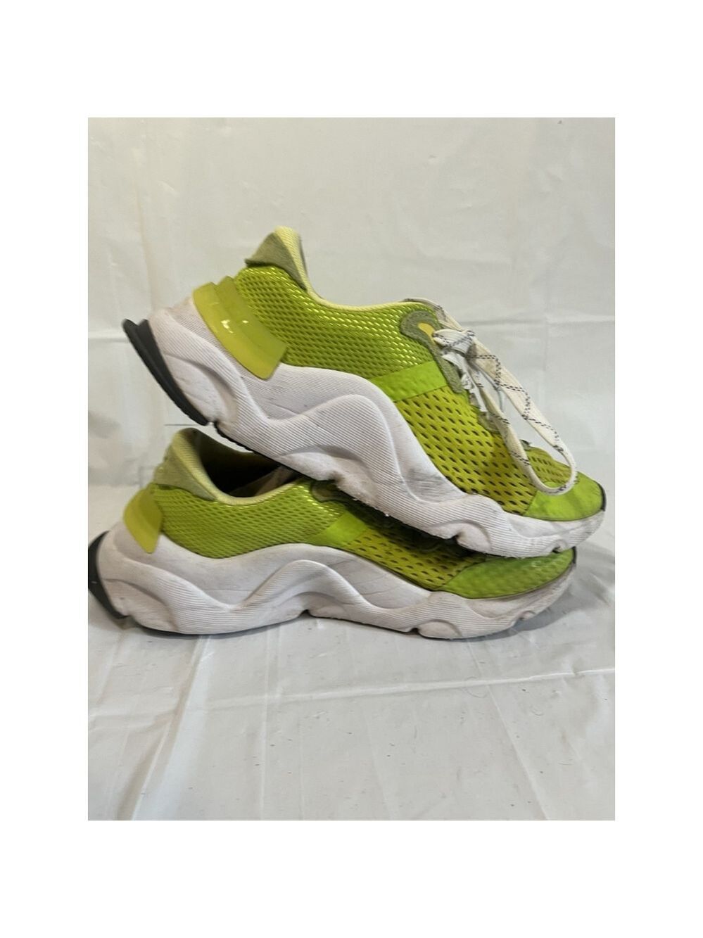 Sorel Kinetic RNEGD Lace Acid Green Jet Sneakers Shoes Size 7.5